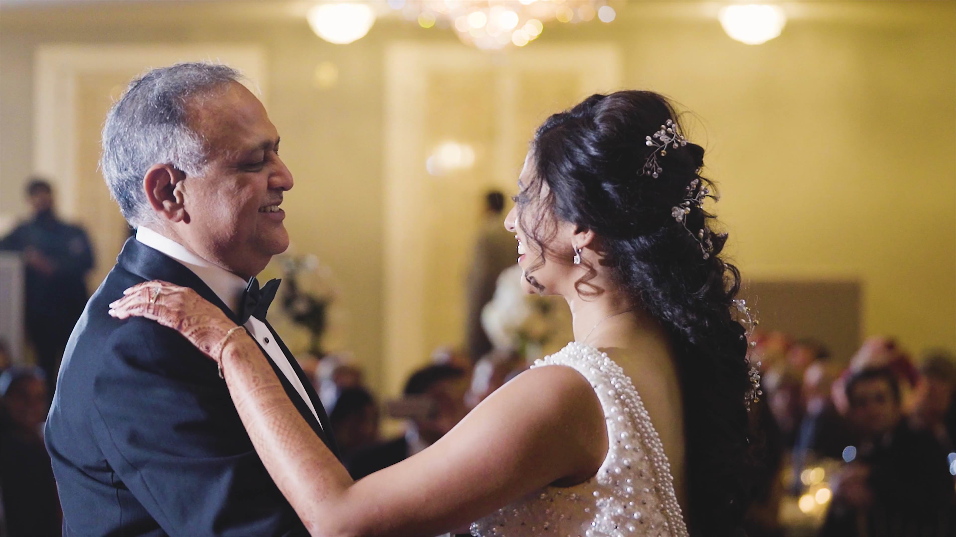 Pen Ryn Estate Bensalem PA Fusion Wedding | Aditi & Peter | Mother and Father Daughter Dance