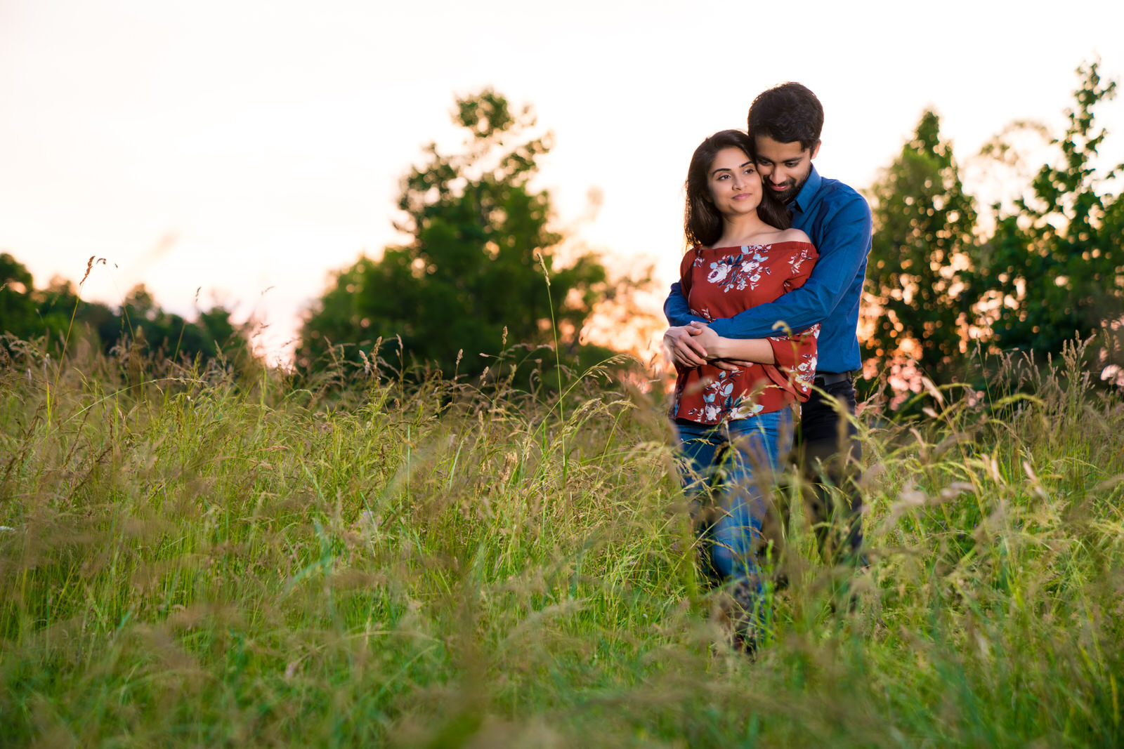 Mercer County Park Engagement Shoot | Shaili & Rahul