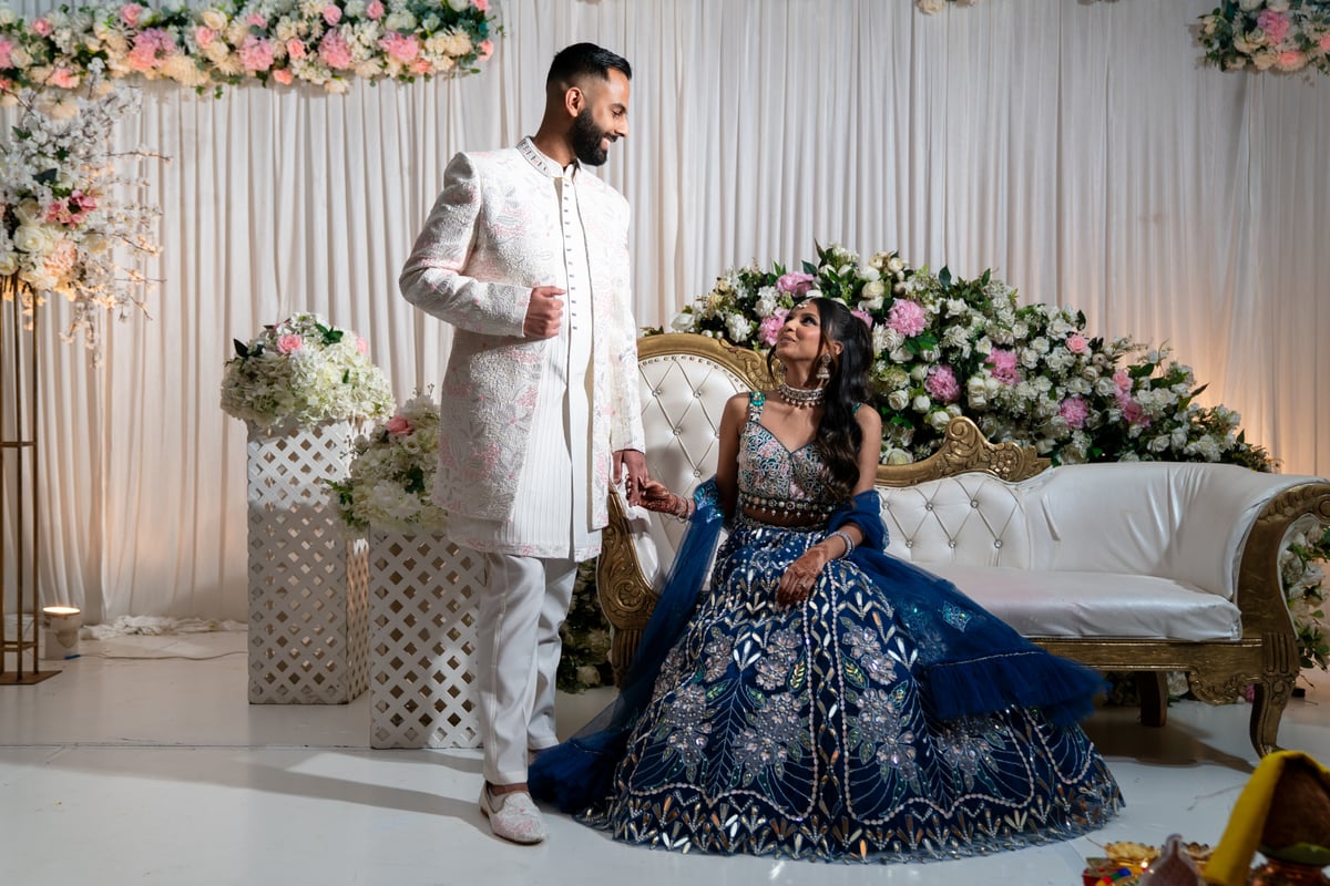 Royal Alberts Palace Fords NJ Engagement | Prachi & Prit | Photo Story